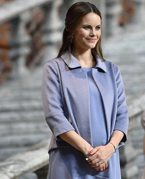 Pregnant Princess Sofia Hellqvist Style. Princess Sofia Hellqvist attended the Sophiahemmet's 2017 graduation ceremony at Stockholm City Hall