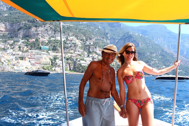 boat tour in Positano