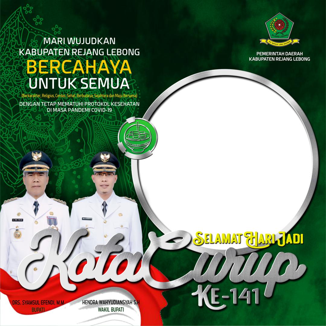 Link Bingkai Foto Twibbon HUT Kota Curup ke 141 tahun 2021