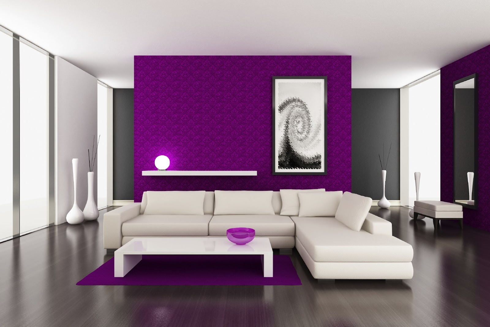 60+ Wall Paint and Decoration Ideas for Living Room - Fine Art and You