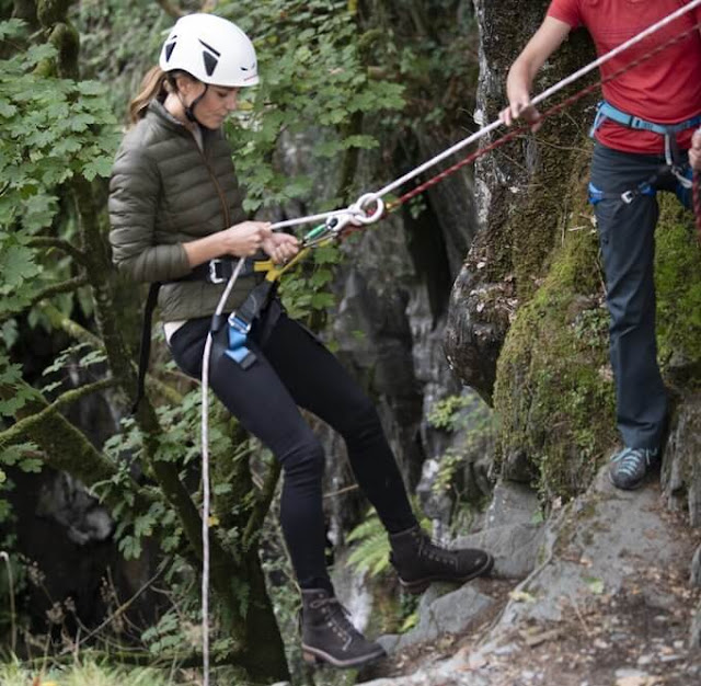 The Duchess of Cambridge visited the RAF Training Centre in Windermere