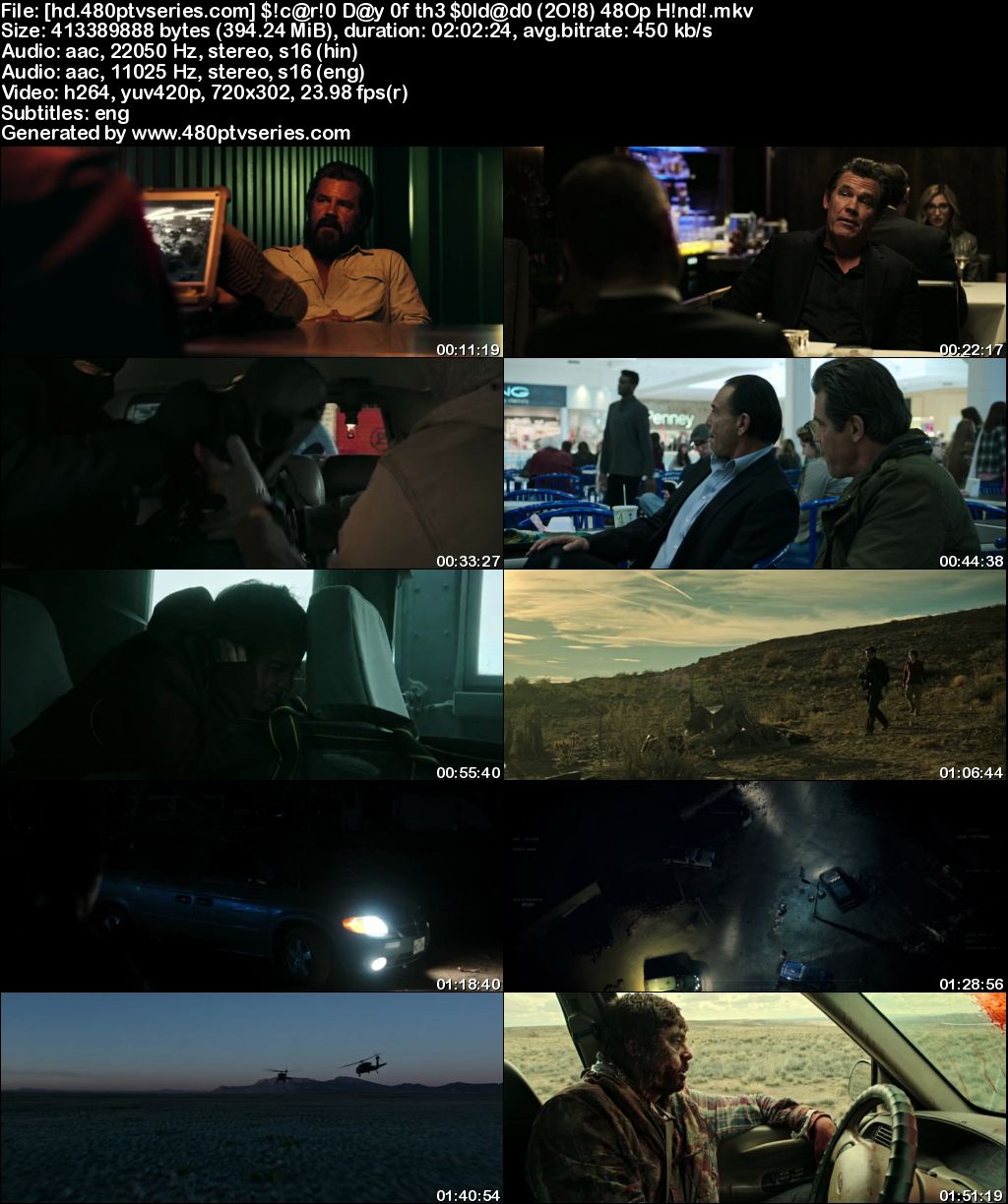 Sicario: Day of the Soldado (2018) 400MB Full Hindi Dual Audio Movie Download 480p Bluray Free Watch Online Full Movie Download Worldfree4u 9xmovies