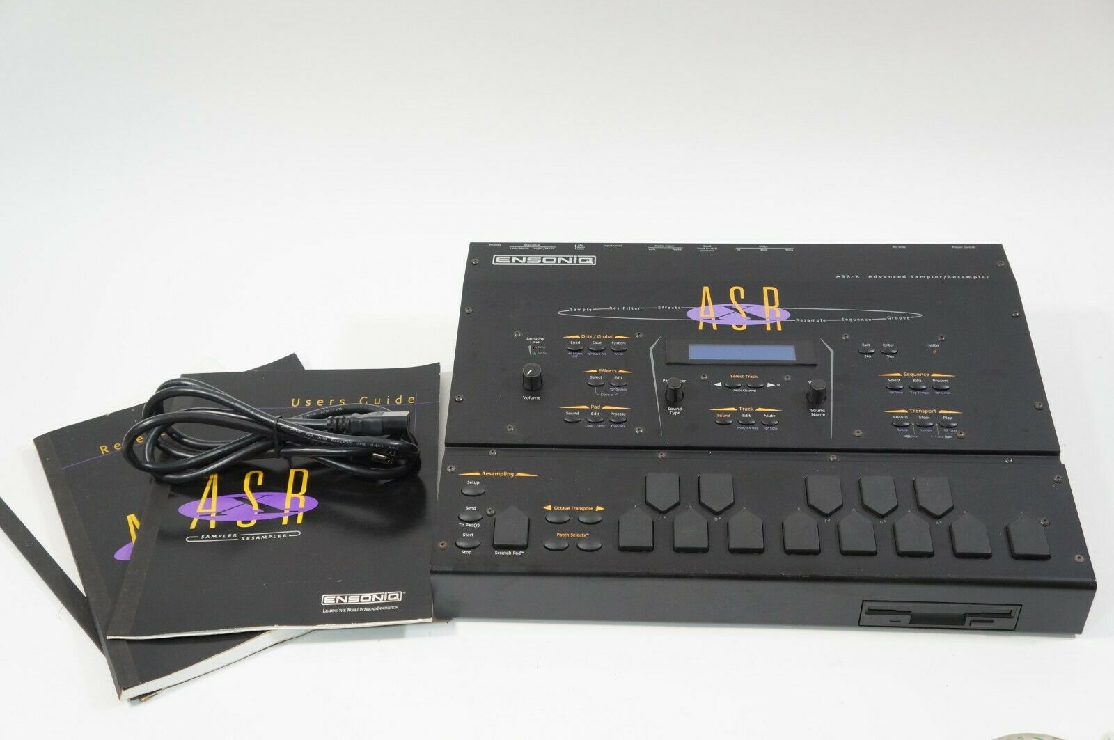 MATRIXSYNTH: ENSONIQ ASR-X Advanced Sampler/Resampler Sequencer SN ASR ...