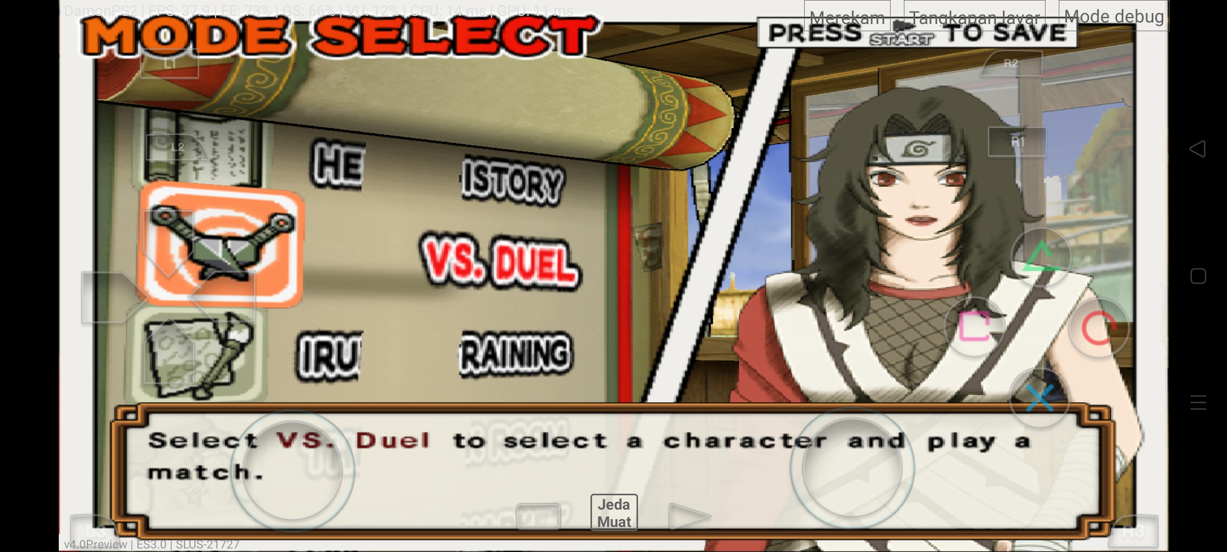 NARUTO ULTIMATE NINJA 3 ISO PS2 DAMON EMULATOR ANDROID BLOG ANAK JAGAPURA