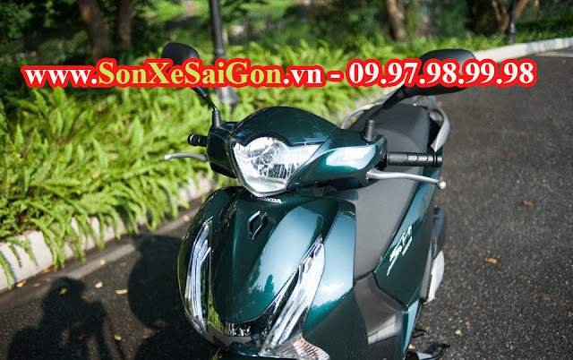 Mẫu sơn xe Honda Sh màu xanh rêu cực đẹp - SƠN XE SÀI GÒN - Sơn xe máy ...