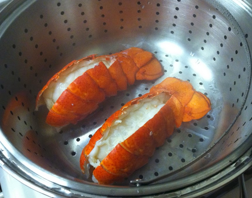 Steamed Lobster Tails Recipe