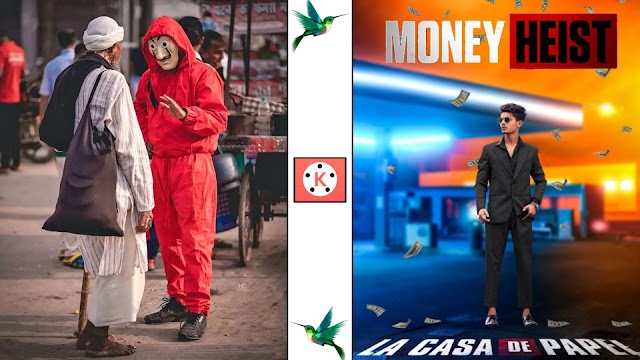 Trending Money Heist Photo Editing Tutorial | Kinemaster photo editing | Money Heist Photo Editing