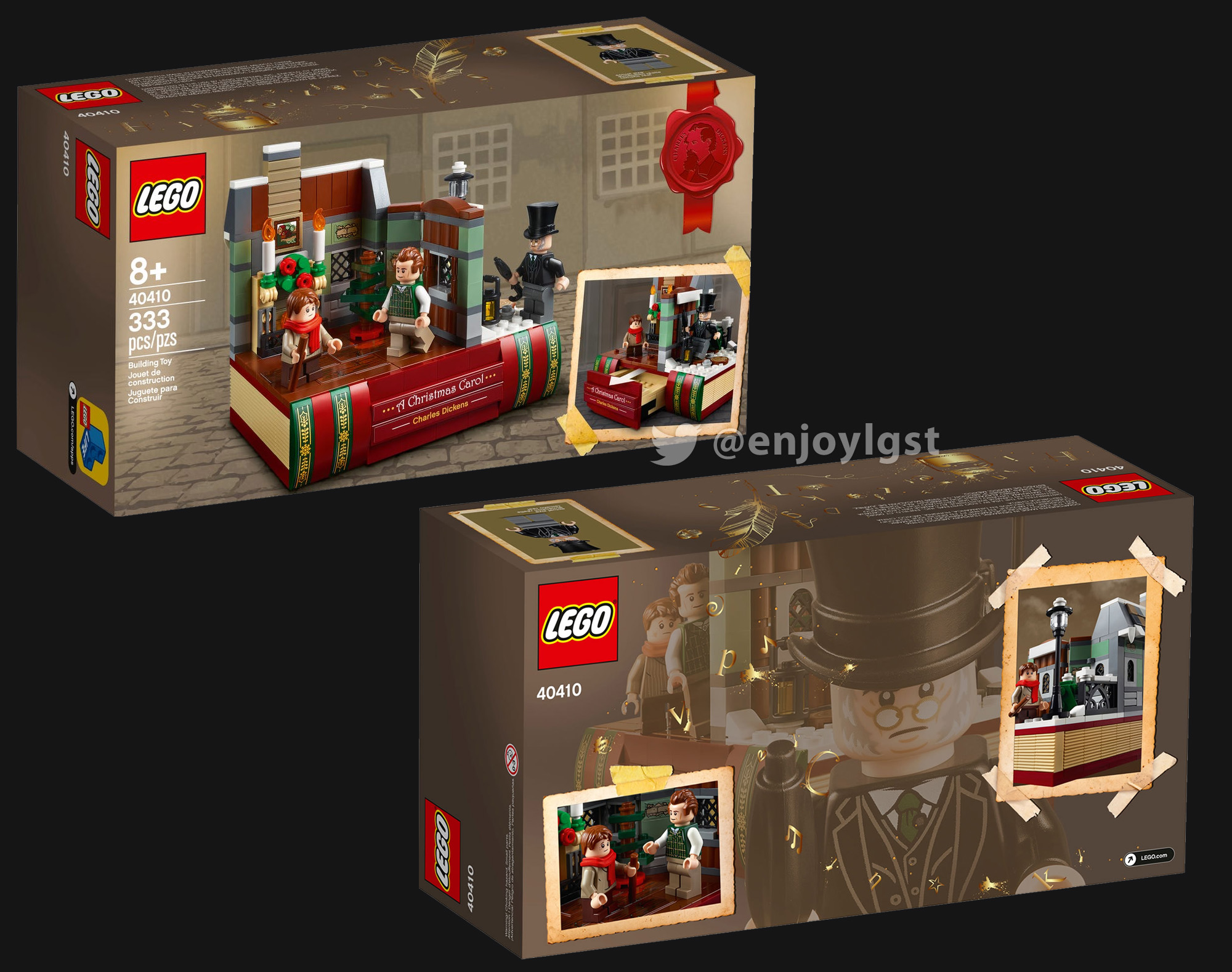 レゴ(R)「40410 クリスマス・キャロル」ミニセット登場！チャールズ・ディケンズの定番ストーリーがテーマの新製品(2020)