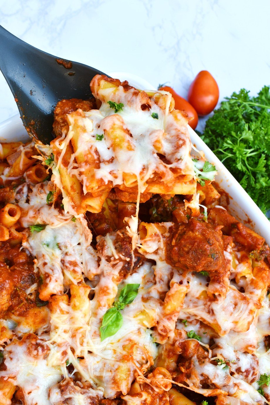 Baked Ziti with Meatballs The Nutritionist Reviews