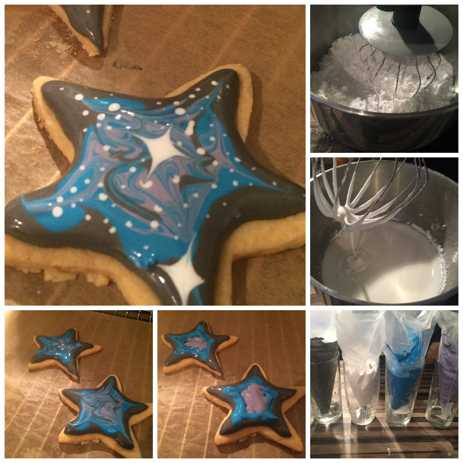 AlyssiaRose The Great Bloggers Bake Off Week Two Galaxy Iced Biscuits