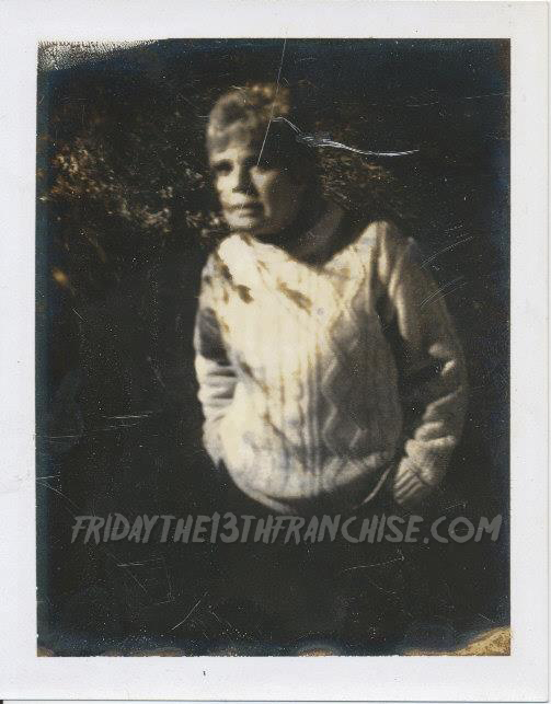 Betsy Palmer Behind The Scenes Polaroid From Friday the 13th