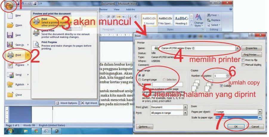 Cara Print Amplop Surat dari File Surat dengan “KOP