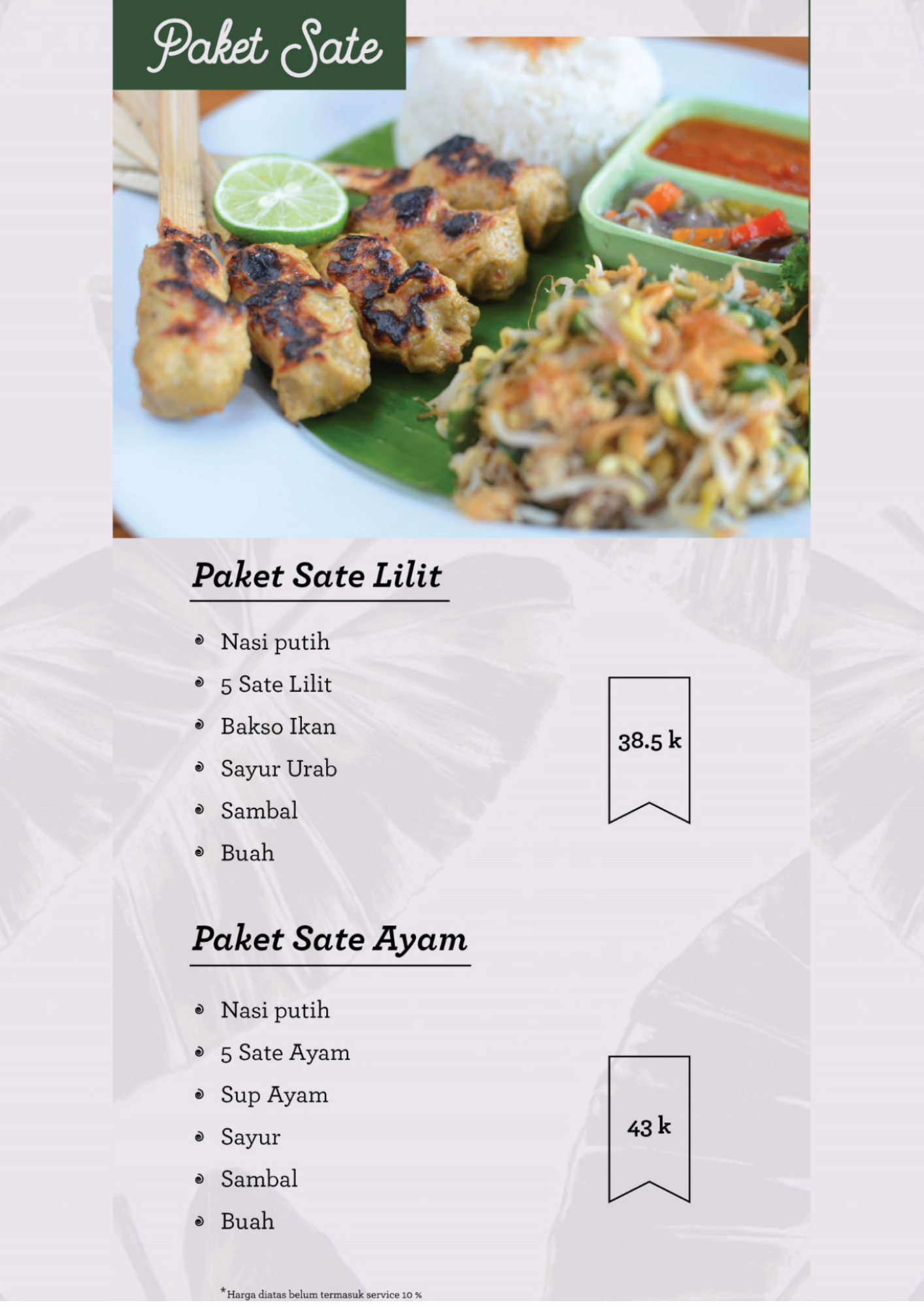 MENU WARUNG MAKAN ULAM ULAM