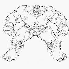 Best Free, Printable Hulk Coloring Pages
