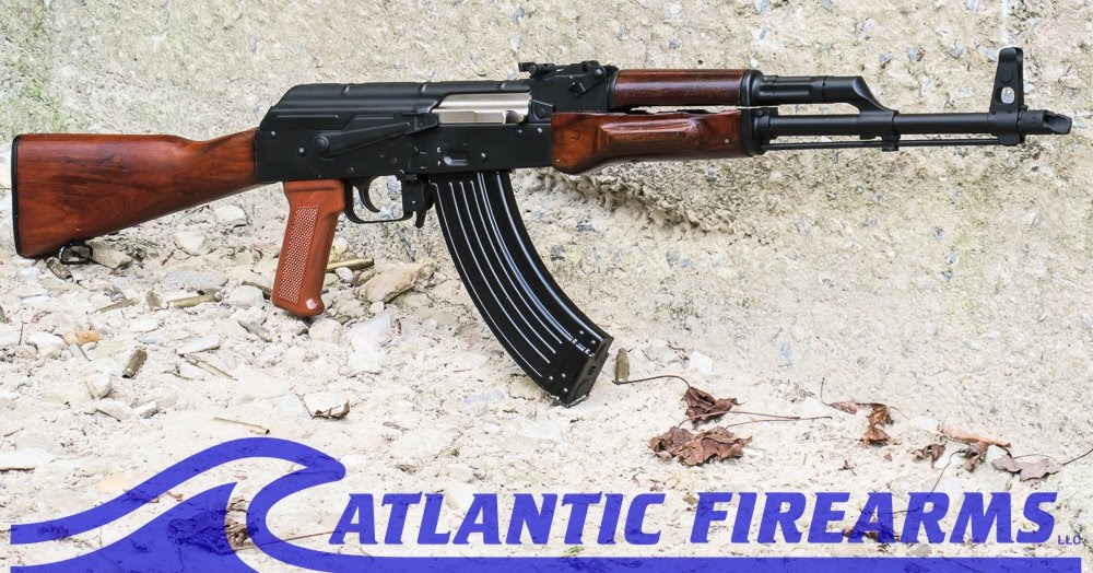 AK47 Rifle Polish Circle 11 Fixed Stock Features Atlantic Firearms