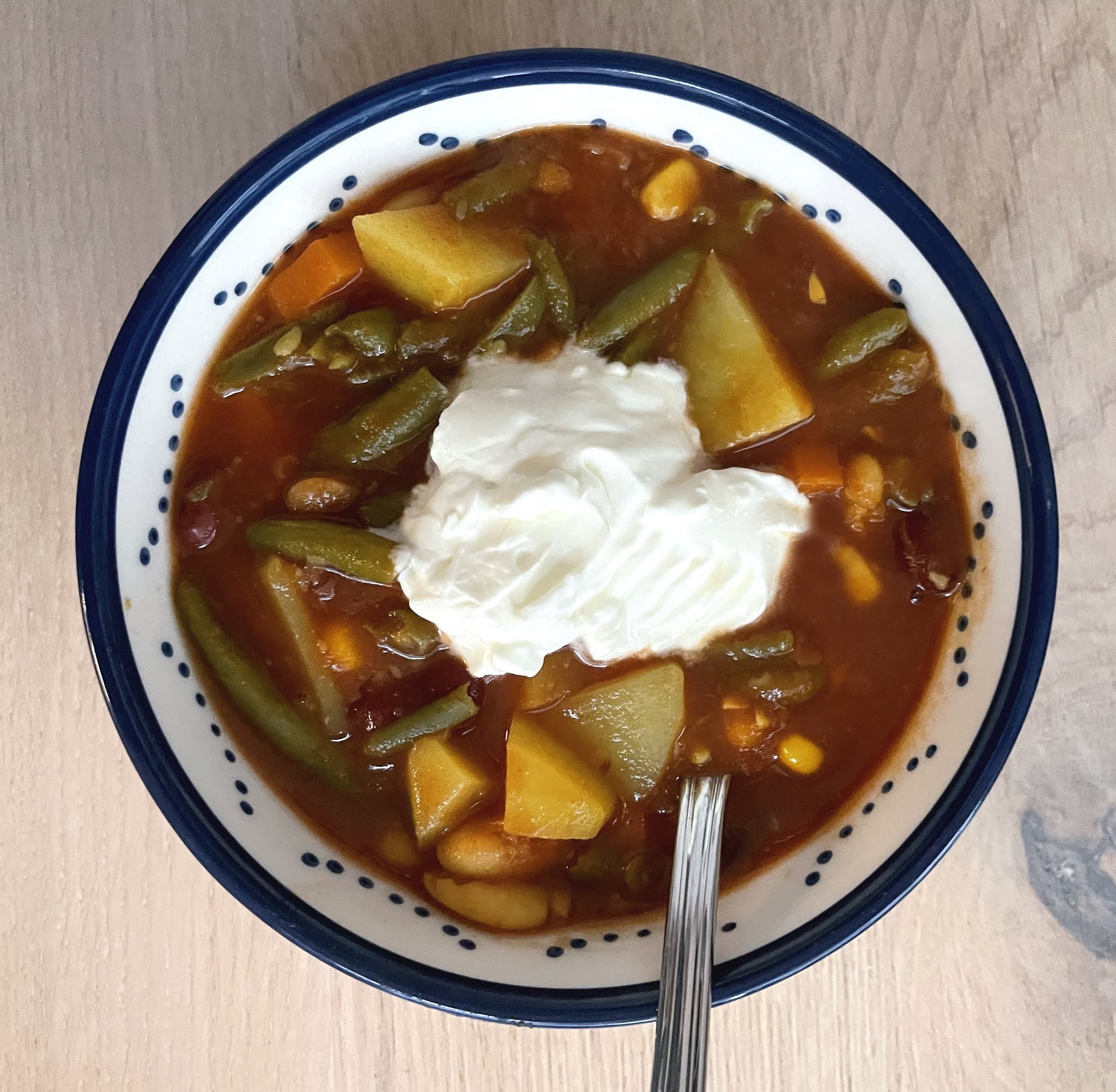 Bunter Bohneneintopf für die ganze Familie - vegetarisch, vegan oder ...