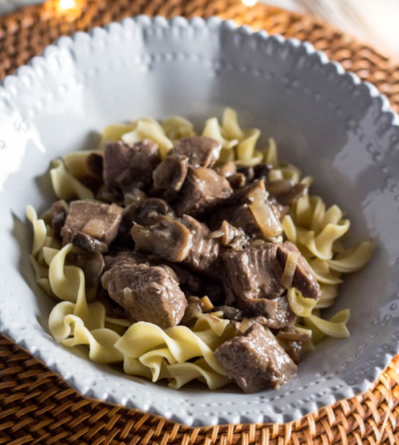 Slow Cooker Beef Stroganoff - Ryan's Healthy Recipes