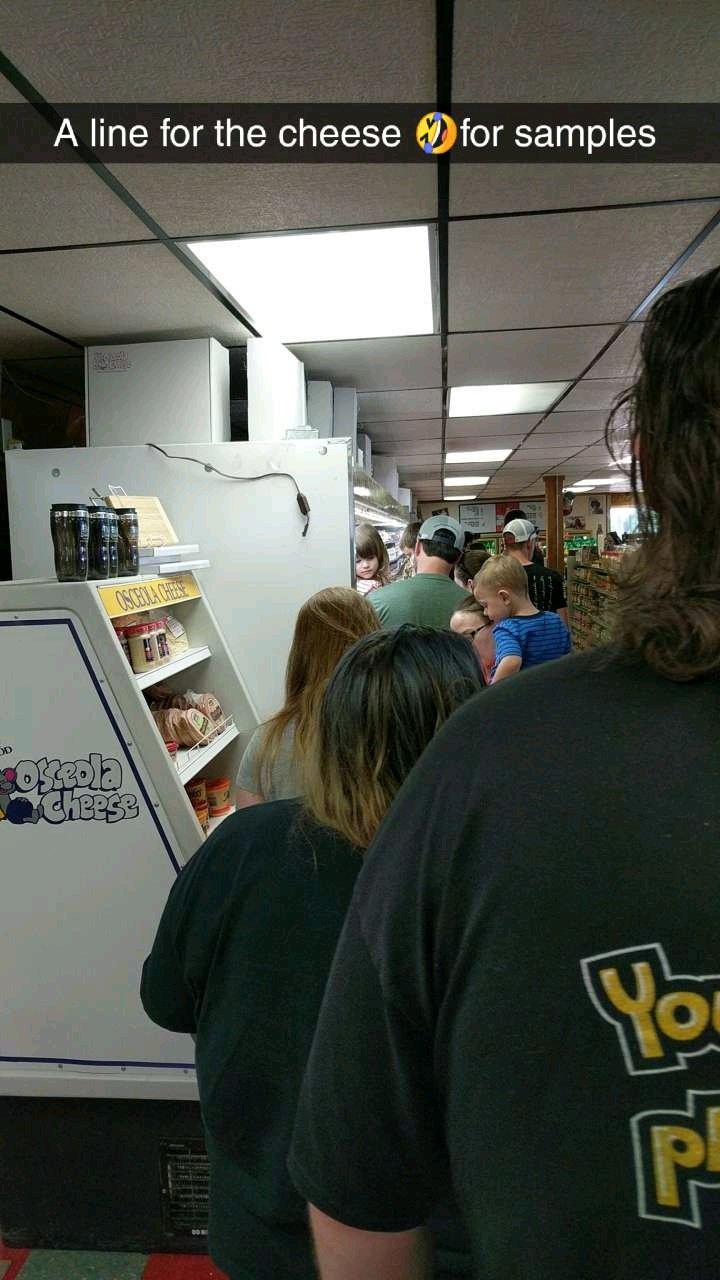 Travel Adventures of Tony & Stacie Osceola Cheese Samples