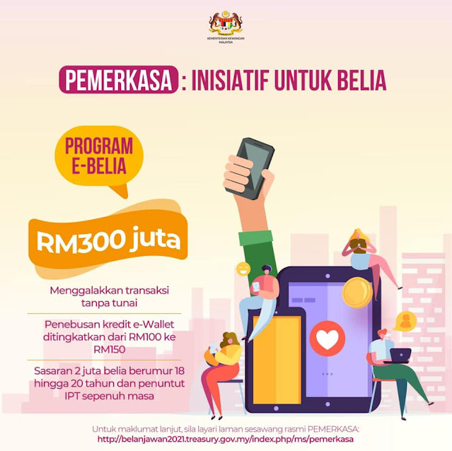 Penebusan e-Tunai RM150 Melalu Program eBelia Boleh Dibuat Bermula 1 Jun Ini