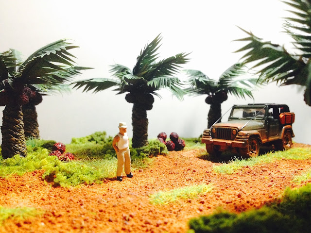 Diorama of Oil Palm Plantations By Customslim Hobbies