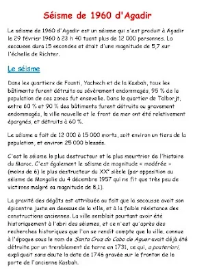 Expression écrite sur comment décrire une catastrophe naturelle