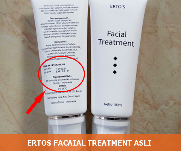 Cara Membedakan Ertos Facial Treatment Asli Dan Palsu Berbagai Perbedaan