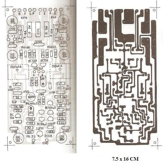 600W Audio Amplifier Circuit with 2SC5200 2SA1943 and PCB - Electronic