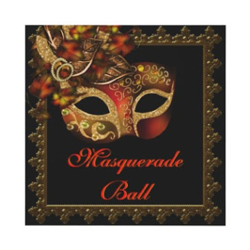 Invitations to this adult halloween masquerade ball were sent out months ago.