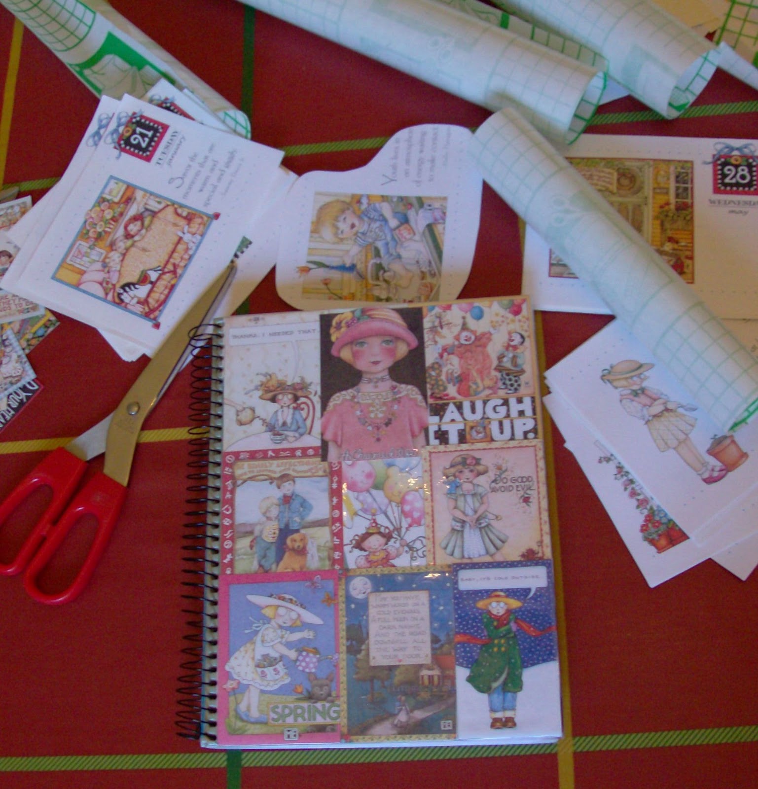 Reuse Crafts Covered an old notebook