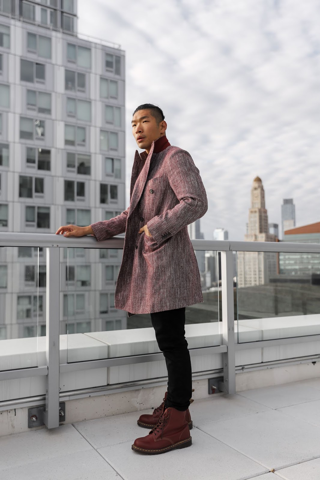 Chelsea Doc Martens 146 Burgundy Dr Martens Burgundy Men Outfit Dr - Main Image