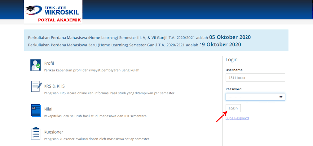 Panduan MIKA Cara Mencetak Transkrip Akademik Melalui