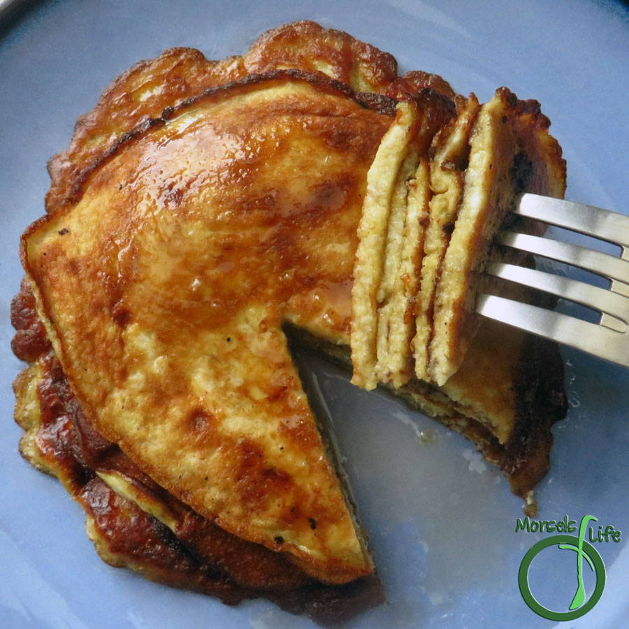 Morsels of Life - Two-Ingredient Pancakes - Try the simplest pancake recipe ever - just two (or three) ingredients and minutes from bowl to table!