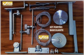 KIT PORTÃO BASCULANTE