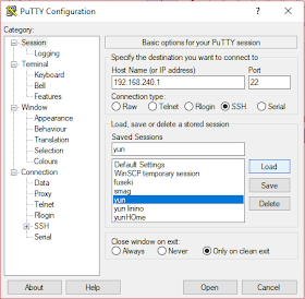 SmagYun Putty Configuration