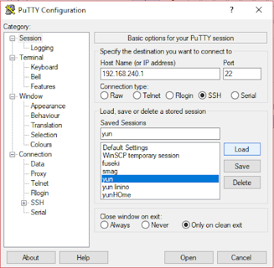 SmagYun Putty Configuration