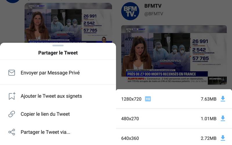Comment télécharger des vidéos Twitter et Facebook sur Android