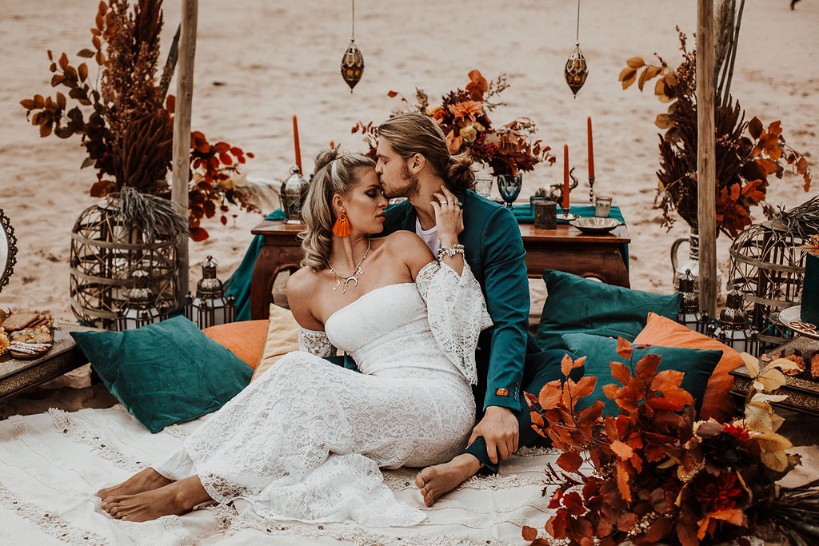 TO THE AISLE AUSTRALIA | INTERNATIONAL FEATURE SPECIAL SARAH EVERYTHING PHOTOGRAPHY THE FEATHERETTE GERMAN WEDDING STYLED INSPIRATION INDIAN INSPIRED GOA