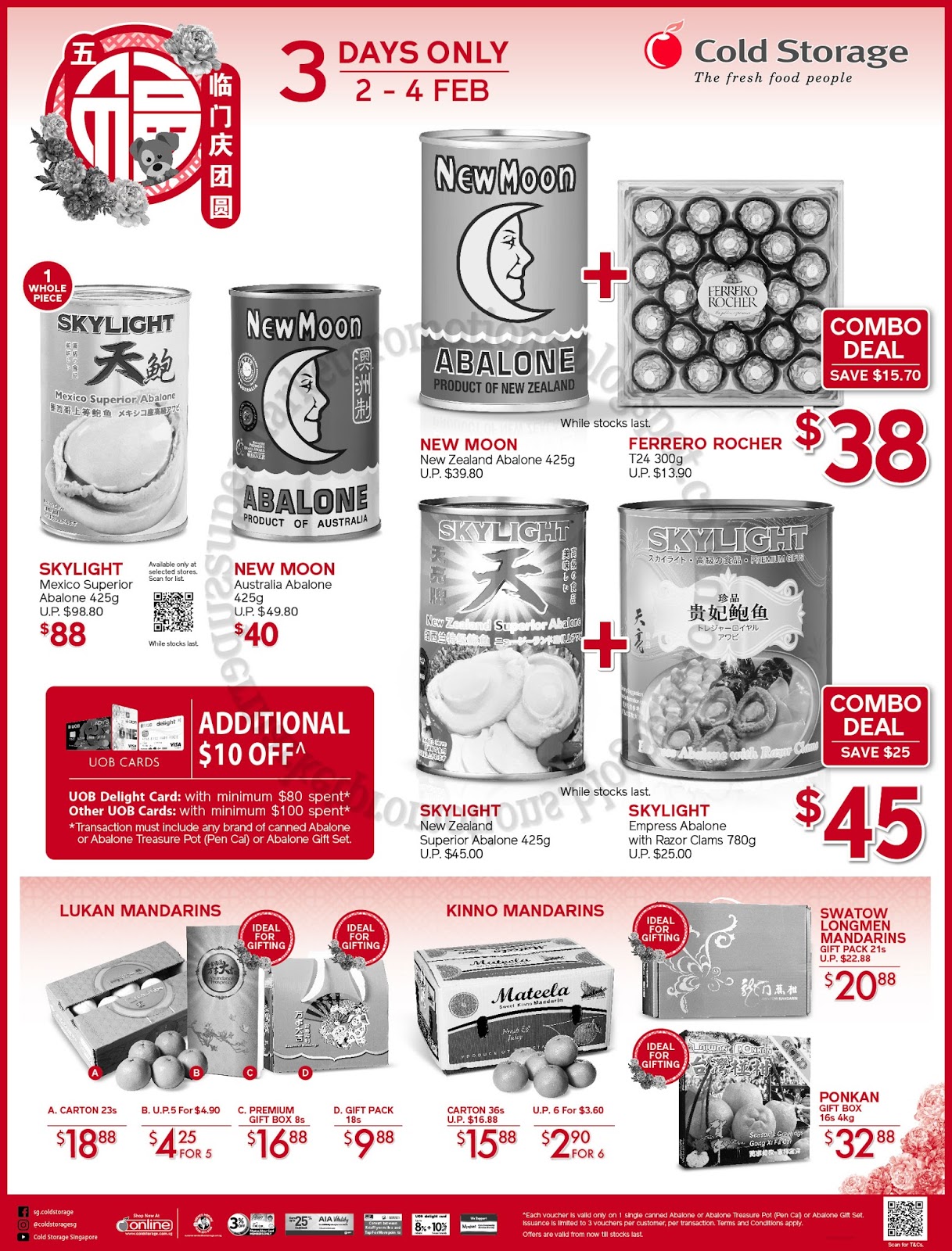 Cold Storage 3 Days CNY Promotion 02 04 February 2018 Supermarket