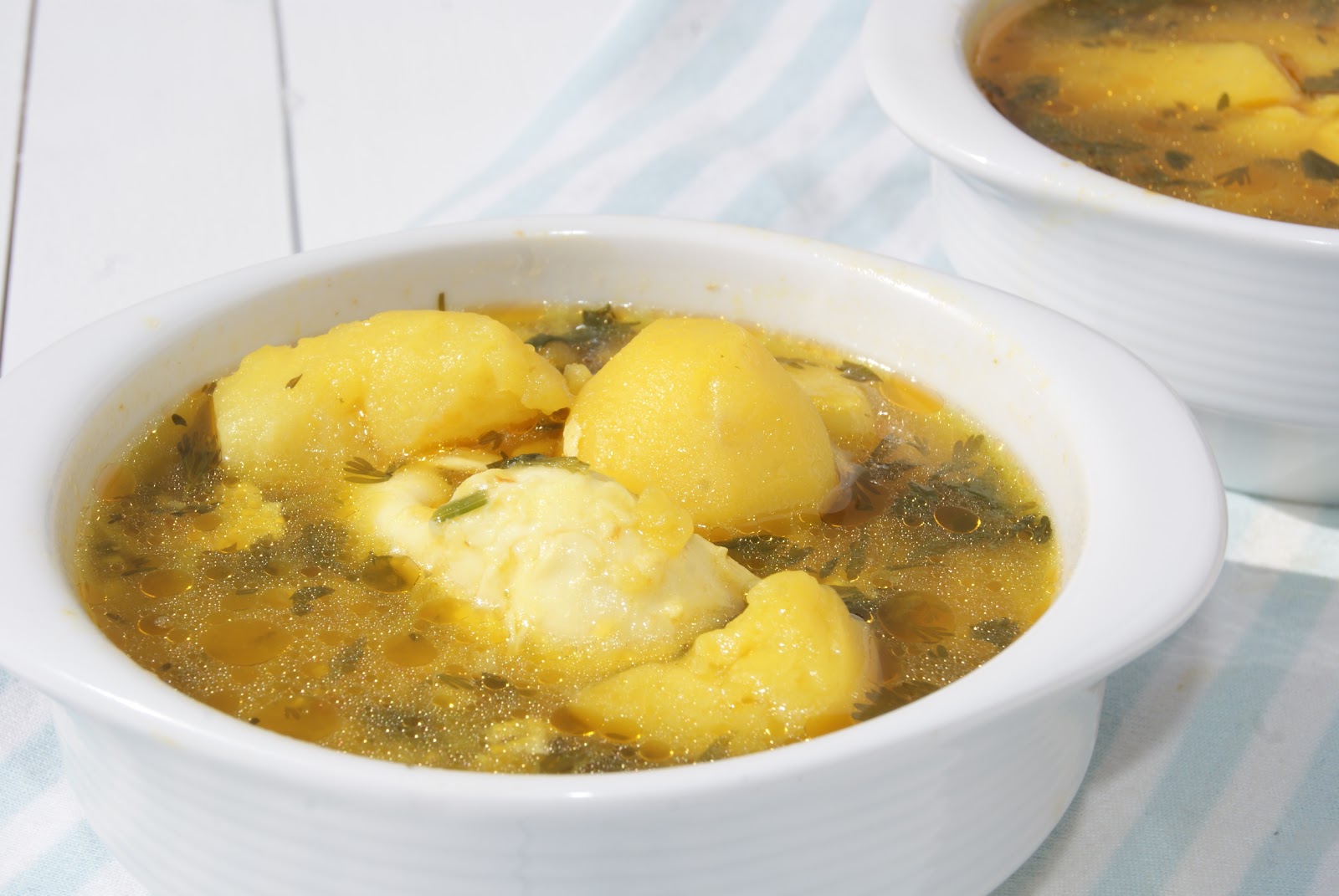 El pato de chocolate: Caldo de papas