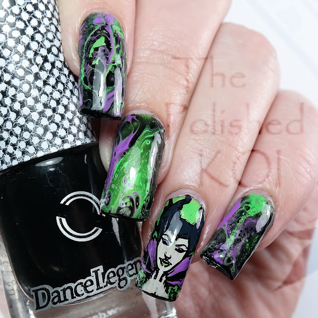 Maleficent Nail Art