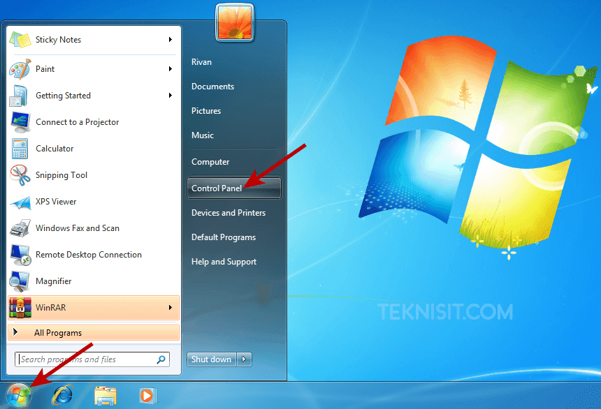 Cara menghapus aplikasi di laptop Windows 7