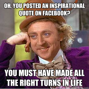 weird facebook status post