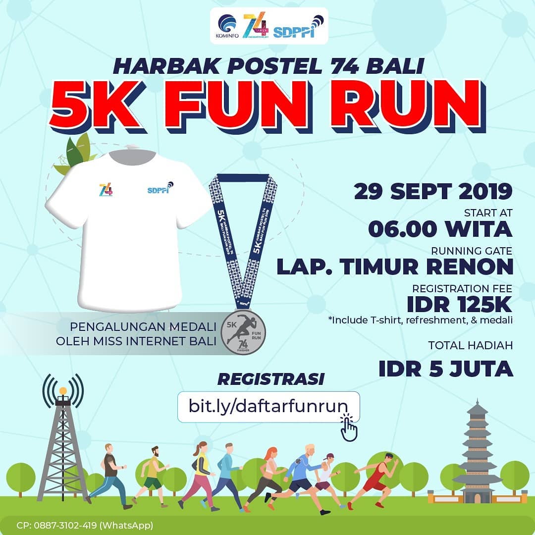 HarBak Postel 74 Bali Fun Run 5K โข 2019 HarBak Postel 74 Bali Fun Run 5K โข 2019