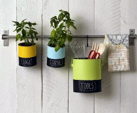 dekoracje z puszek DIY - repurpose cans
