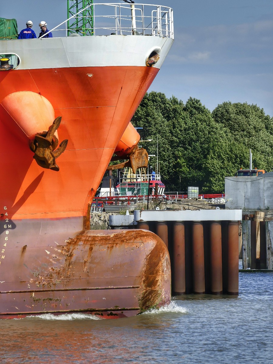 Fotografie....: Die Schleuse in Brunsbüttel
