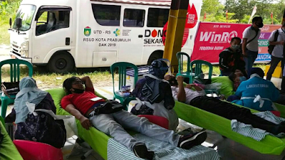 Pemuda Pancasila Prabumulih Gelar Donor Darah