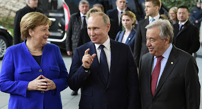 Drei Leninsiten aud´f dem Weg in die europäische Diktatur: Merkels Lybien / Idlib  Konferenz in Berlin 2020