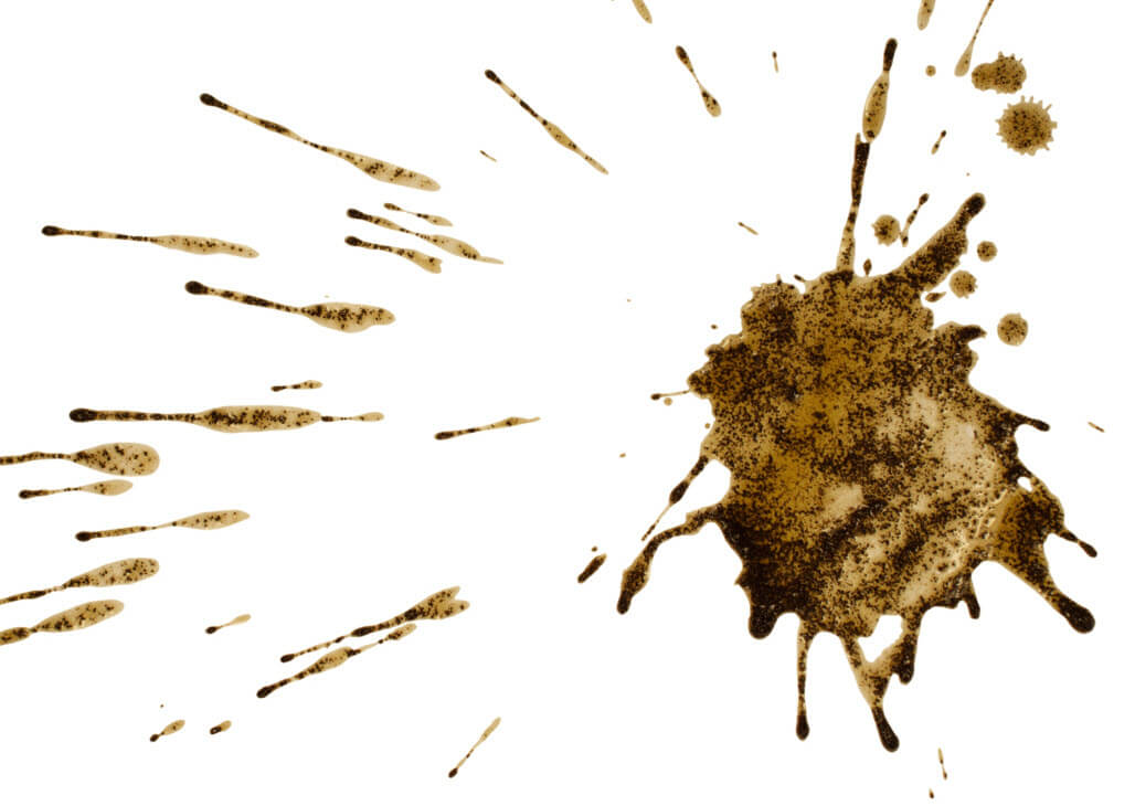 пятна глины