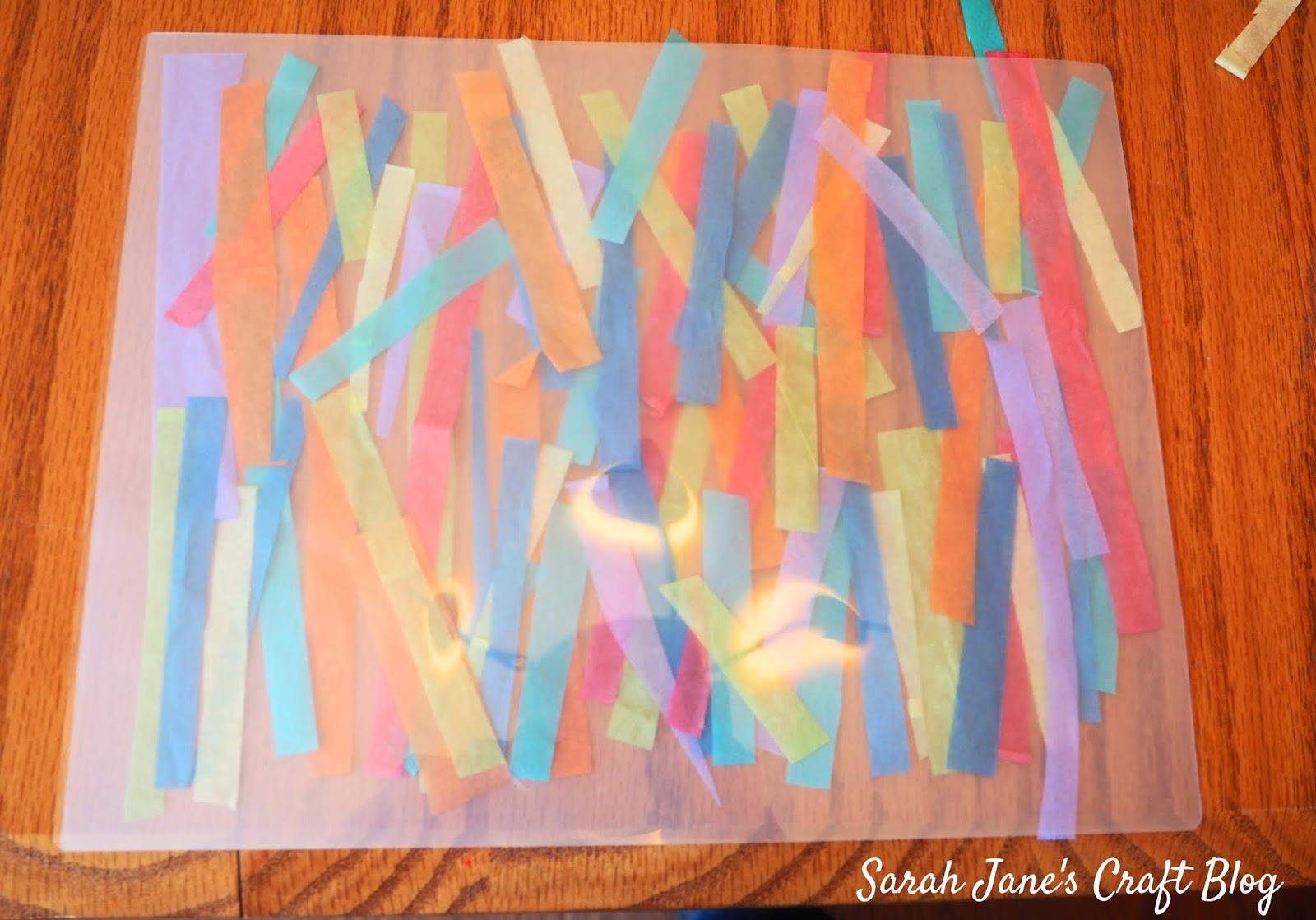 Laminated Tissue Paper Bookmarks