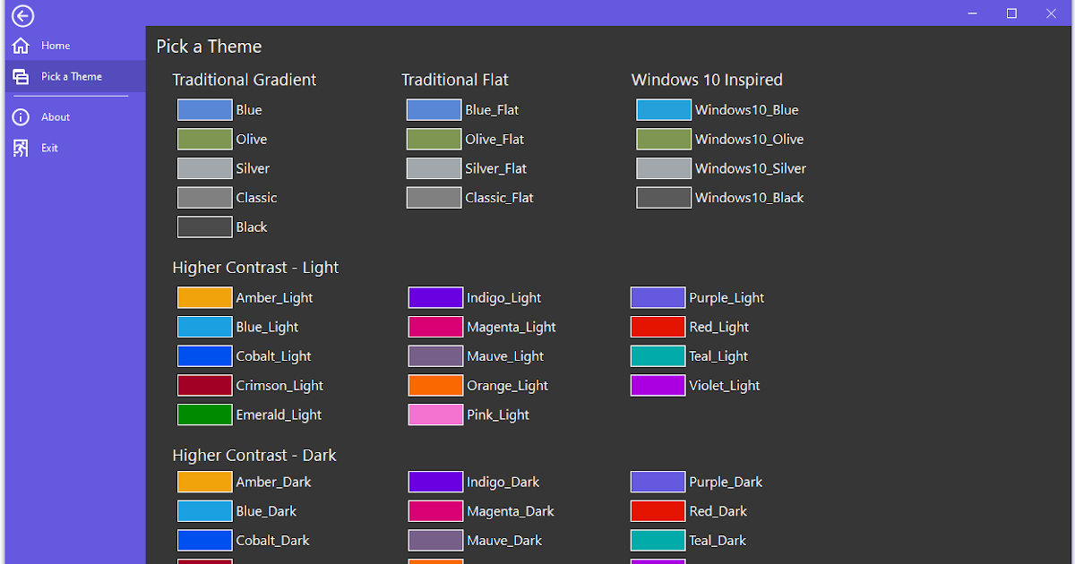 32 New Color Themes!